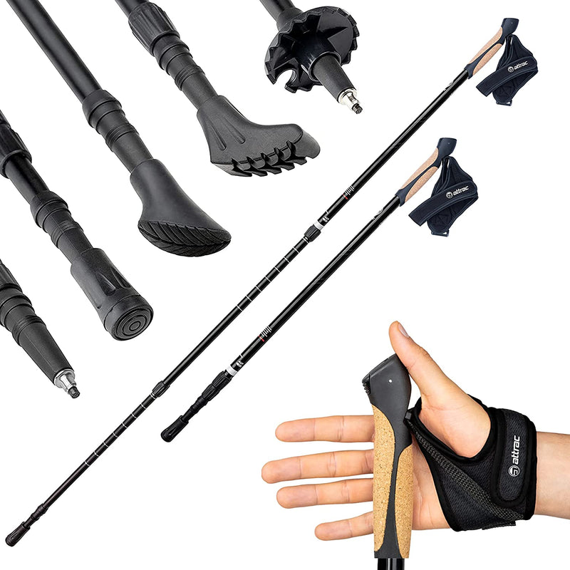 Hiking poles Click Go trekking poles with anti-shock cushioning I running poles