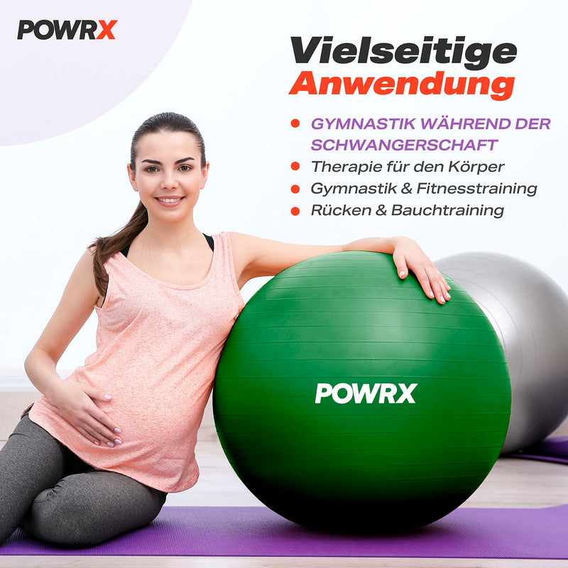 Exercise ball including ball pump and workout I sitting ball Pilates yoga ball antiburst