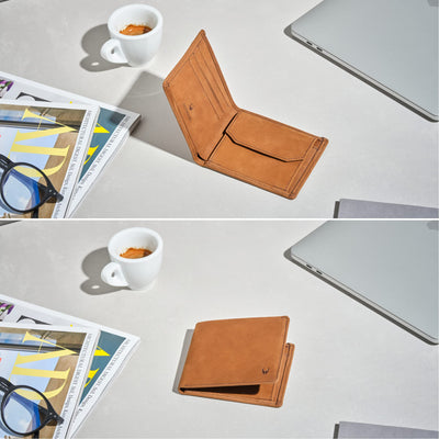 Verona wallet I space for 8 cards I compact men's wallet made of leather