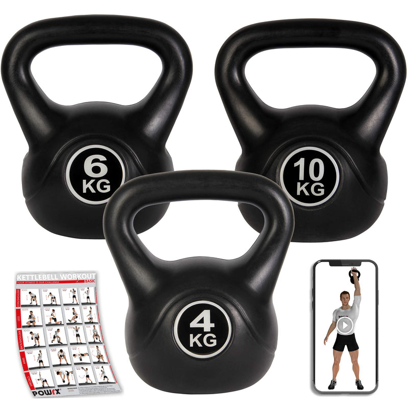 POWRX KETTLEBELL KETTLEBELL PLASTIC 2