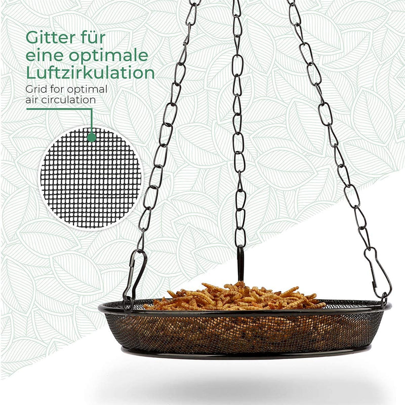 WILDLIFE FRIEND I FEEDER FOR MEALWORMS FOR HANGING Ø 18CM I FEEDING COLUMN FOR BIRDS