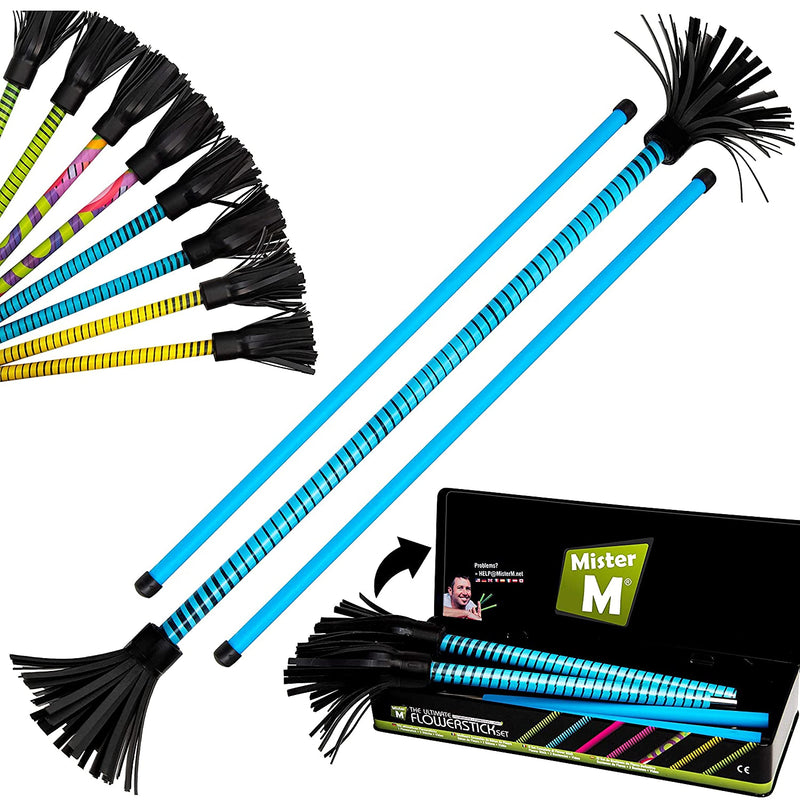 The ultimate flower stick set multicolored juggling flower stick