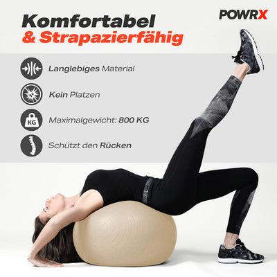 Exercise ball including ball pump and workout I sitting ball Pilates yoga ball antiburst