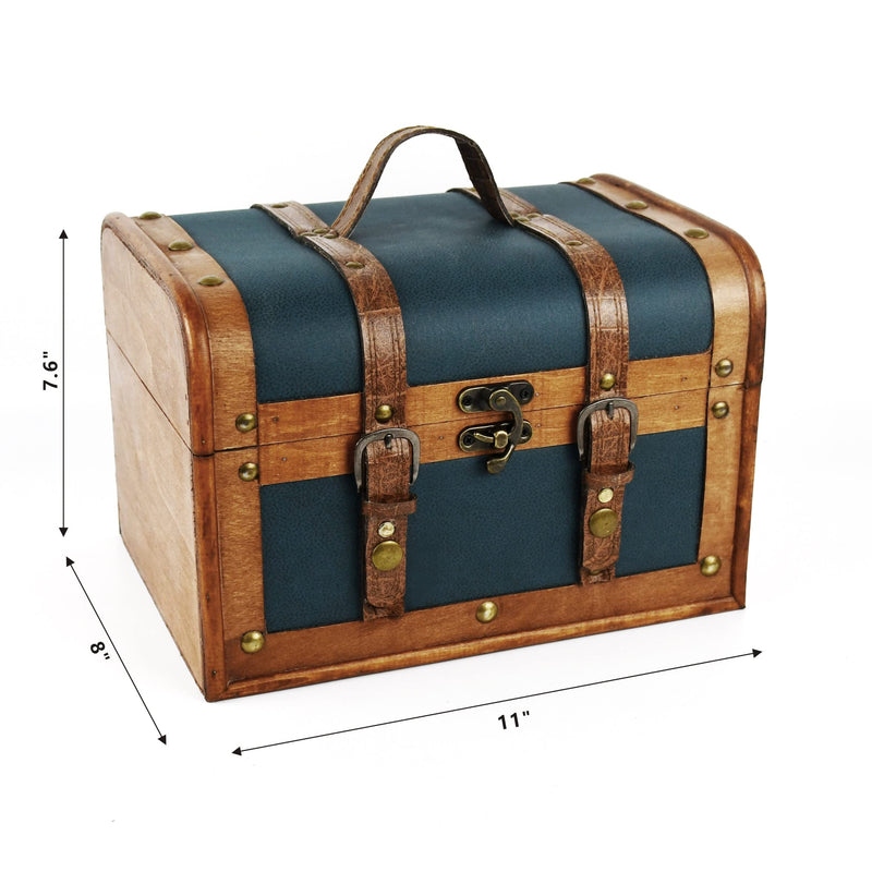 Treasure Chest 12x10x3 Cm Wooden Chest Treasure Chest