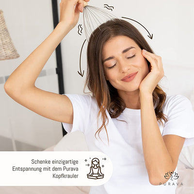 The original wooden head massager with an improved concept. Elegant head scratcher