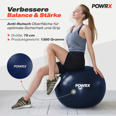 Exercise ball including ball pump and workout I sitting ball Pilates yoga ball antiburst