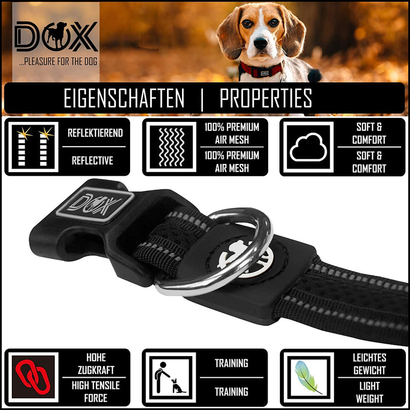 DDOXX DOG COLLAR AIR MESH