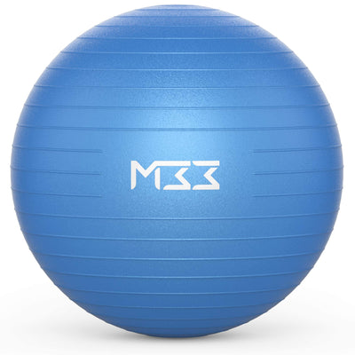 Exercise Ball 55 to 85 Cm Extra Thick Antiburst Yoga Ball with Air Pump