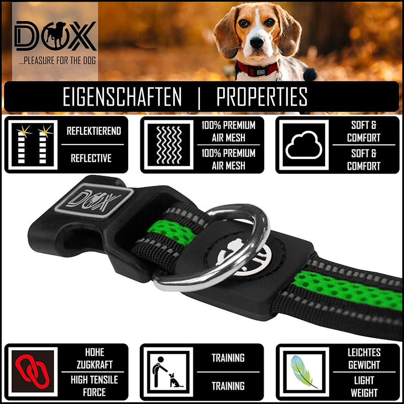 Reflective Airmesh Dog Collar Stable and Adjustable Puppy Collar