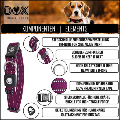 DDOXX NYLON DOG COLLAR