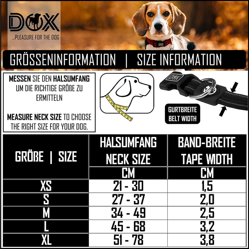 DDOXX DOG COLLAR AIR MESH