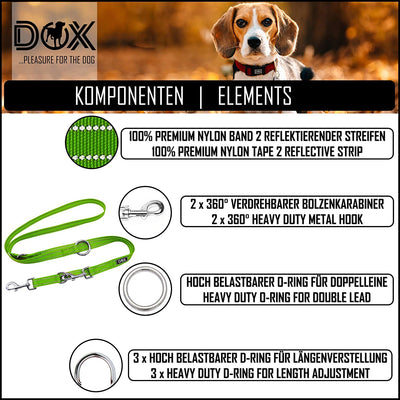 DDOXX NYLON DOG LEASH