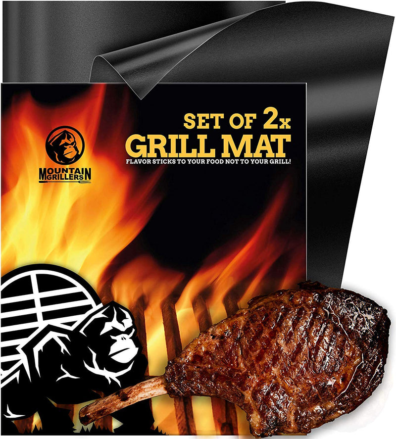 Grill mats with non-stick coating, durable grill mats for gas grills