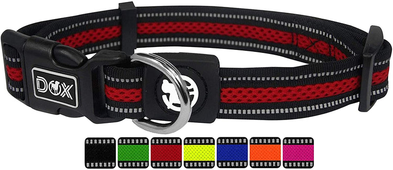 Reflective Airmesh Dog Collar Stable and Adjustable Puppy Collar