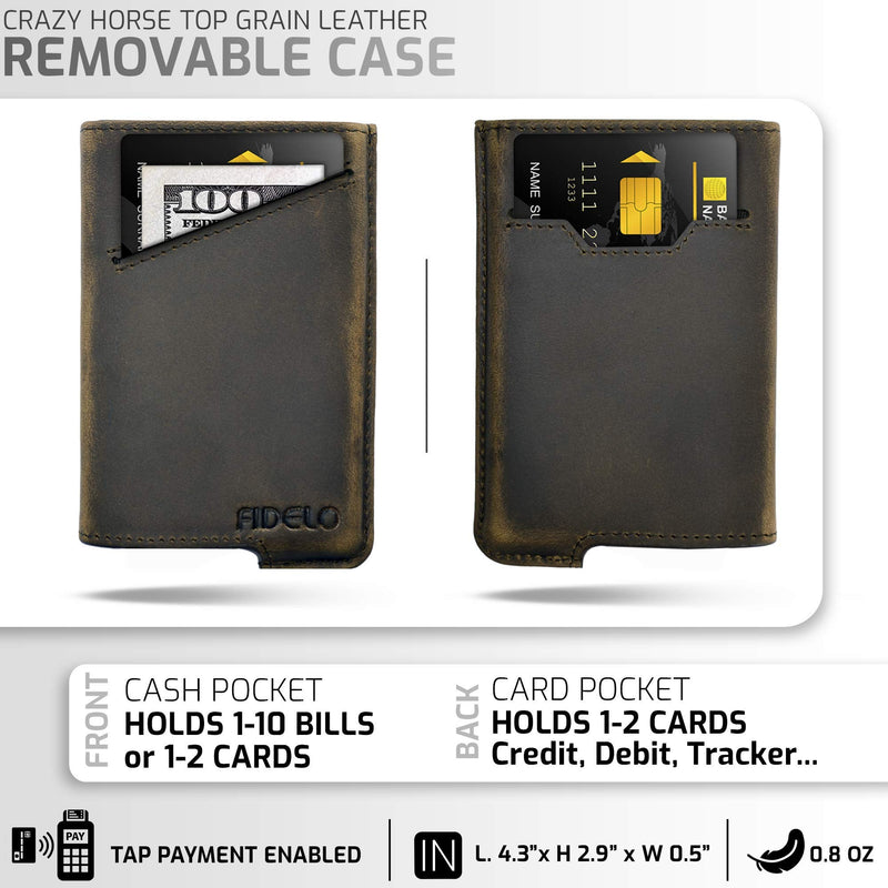 Minimalist Card Holder Hybrid RFID Wallet For Men Mini