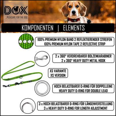 DDOXX NYLON DOG LEASH