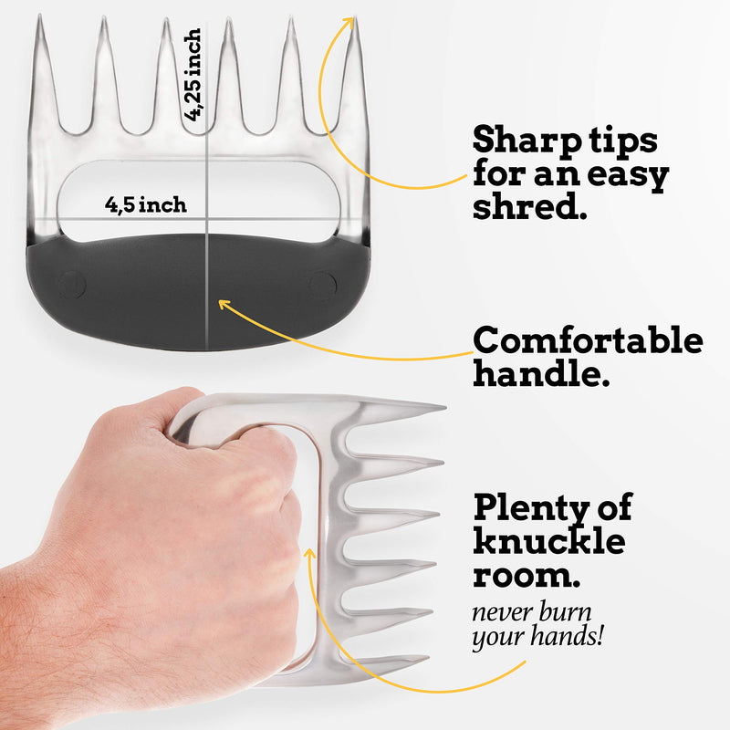 Meat Claws Meat Chopper for BBQ Perfectly Shredded Meat