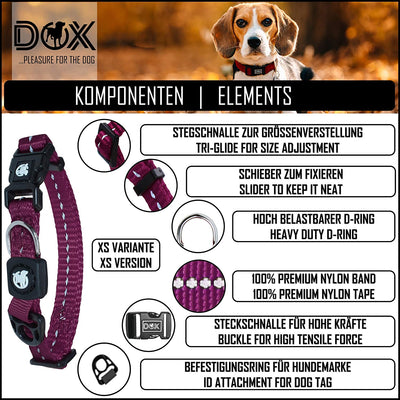 DDOXX NYLON DOG COLLAR