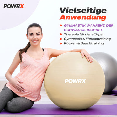 Exercise ball including ball pump and workout I sitting ball Pilates yoga ball antiburst