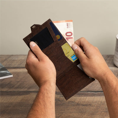 Slim Wallet Nextgen Leather I Small Wallet with Coin Compartment I Wallet with RFID