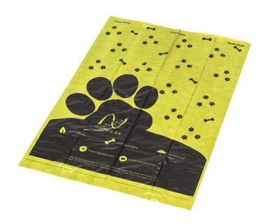 HAPPILAX ORGANIC DOG POOT BAGS WITH CORN STARCH