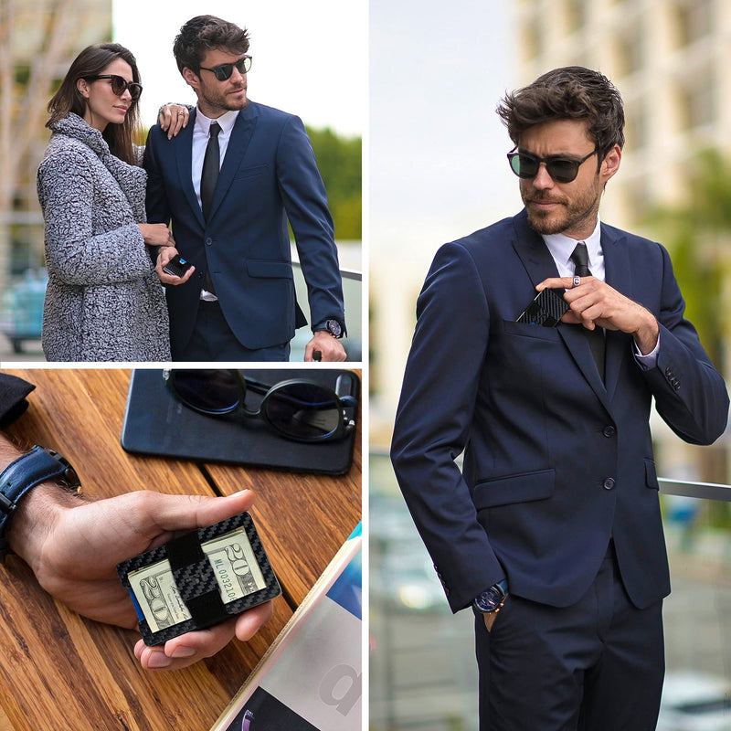 FIDELO MINIMALIST CARBON WALLET FOR MEN