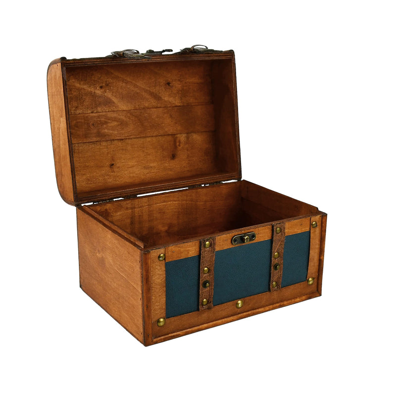 Treasure Chest 12x10x3 Cm Wooden Chest Treasure Chest