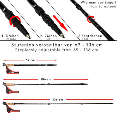 ATTRAC NORDIC WALKING POLES *PARTNER