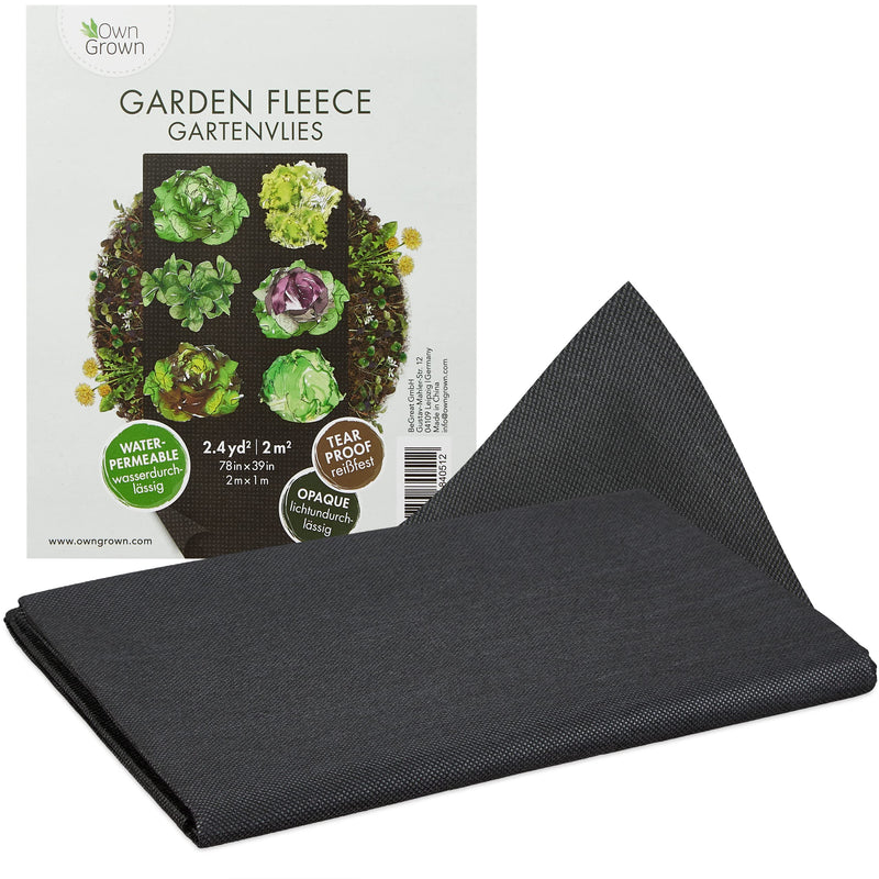 Weed fleece water permeable 10m garden fleece water permeable 50g/m