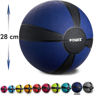 POWRX MEDICINE BALL WEIGHT BALL 1-10 KG