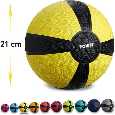 POWRX MEDICINE BALL WEIGHT BALL 1-10 KG