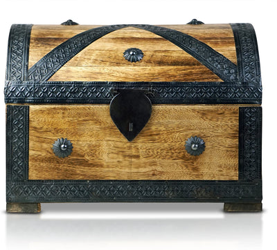 BRYNNBERG THUNDERDOG PIRATE CHEST LIGHT LARGE - 28X20X20CM TREASURE CHEST