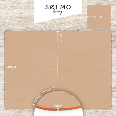 SÖLMO SØLMO I DESIGNER PLACEMAT MADE OF PU LEATHER