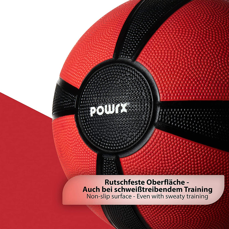 POWRX MEDICINE BALL WEIGHT BALL 1-10 KG