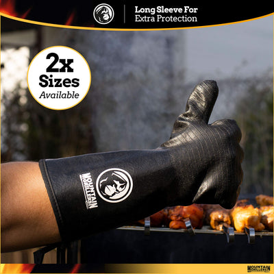 Extremely heat-resistant gloves for grill BBQ high temperatures