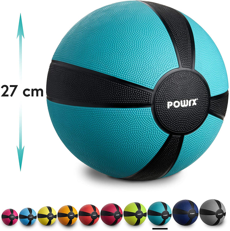 POWRX MEDICINE BALL WEIGHT BALL 1-10 KG