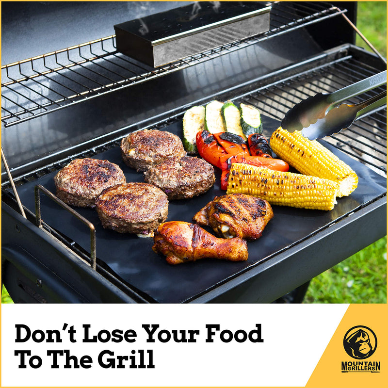 Grill mats with non-stick coating, durable grill mats for gas grills