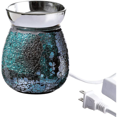 125 x 145 cm Mosaic Glass Fragrance Warmer Electric Wax Warmer Decorative Lamp