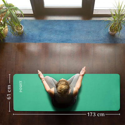 Deluxe Yoga Mat (Pink 173 x 61 x 05 cm) Non-Slip Tpe Environmentally Friendly |