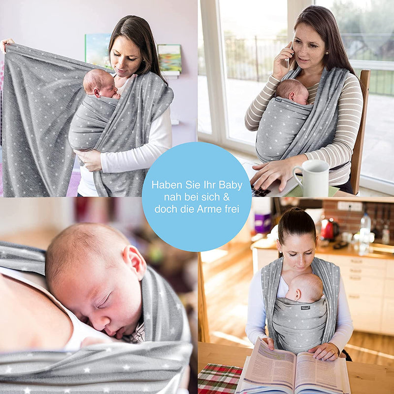 Baby Sling Dark Gray High Quality Baby Sling For Newborns And Babies