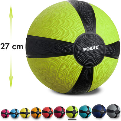 POWRX MEDICINE BALL WEIGHT BALL 1-10 KG