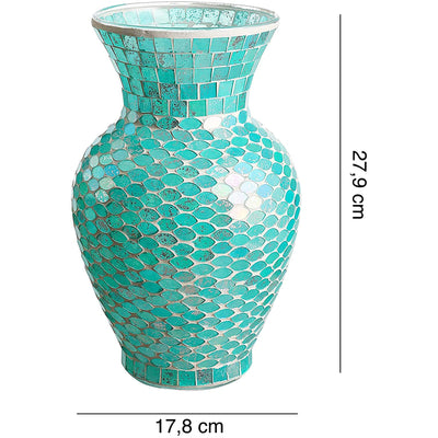 267 Cm Large Mosaic Glass Vase