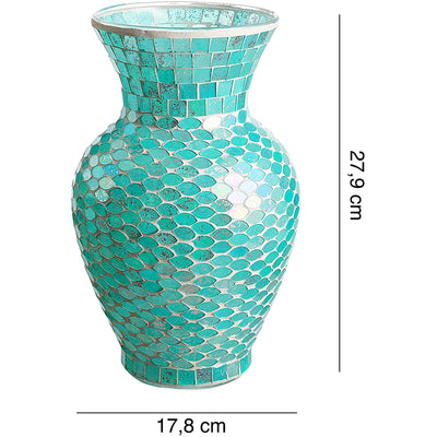 267 Cm Large Mosaic Glass Vase