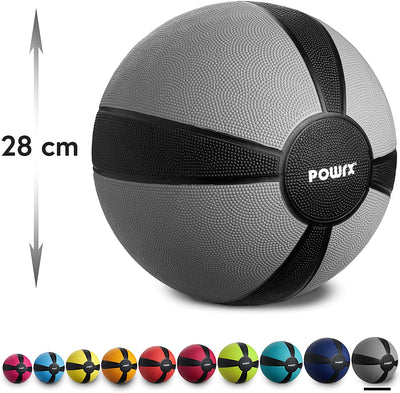 POWRX MEDICINE BALL WEIGHT BALL 1-10 KG