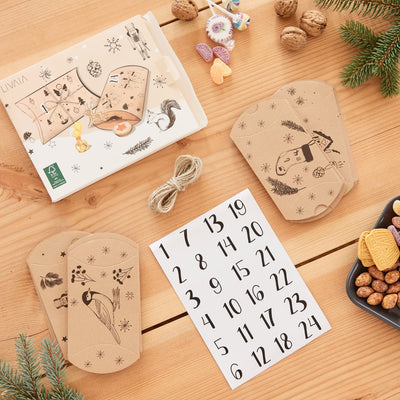 LIVAIA ADVENT CALENDAR TO FILL: DIY ADVENT CALENDAR 2022 - SMALL PAPER BAGS