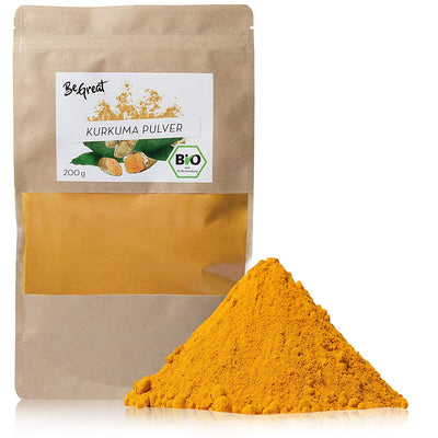 BEGREAT ORGANIC TURMERIC POWDER: 200G PREMIUM TURMERIC POWDER ORGANIC