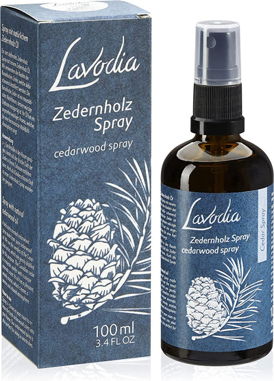 LAVODIA CEDAR WOOD ROOM SPRAY: REFRESHING FRAGRANCE SPRAY WITH CEDAR WOOD OIL –