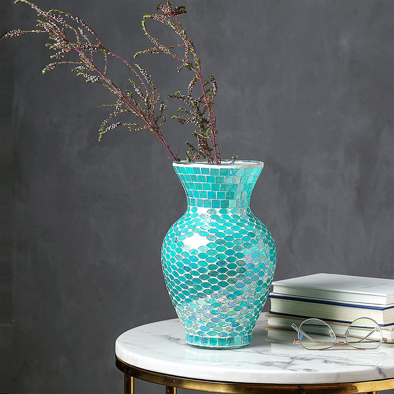 267 Cm Large Mosaic Glass Vase