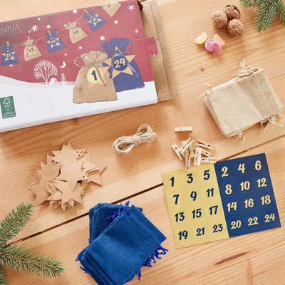 Advent Calendar To Fill Beautiful 2022 Jute Advent Calendar To Fill