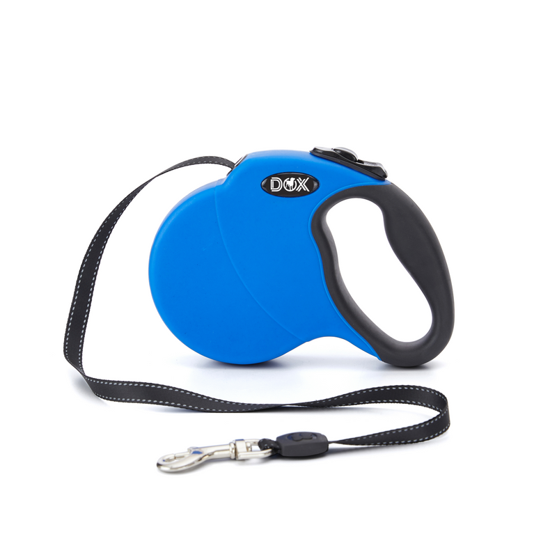 Retractable leash, reflective, extendable, many colors, sizes for small and large